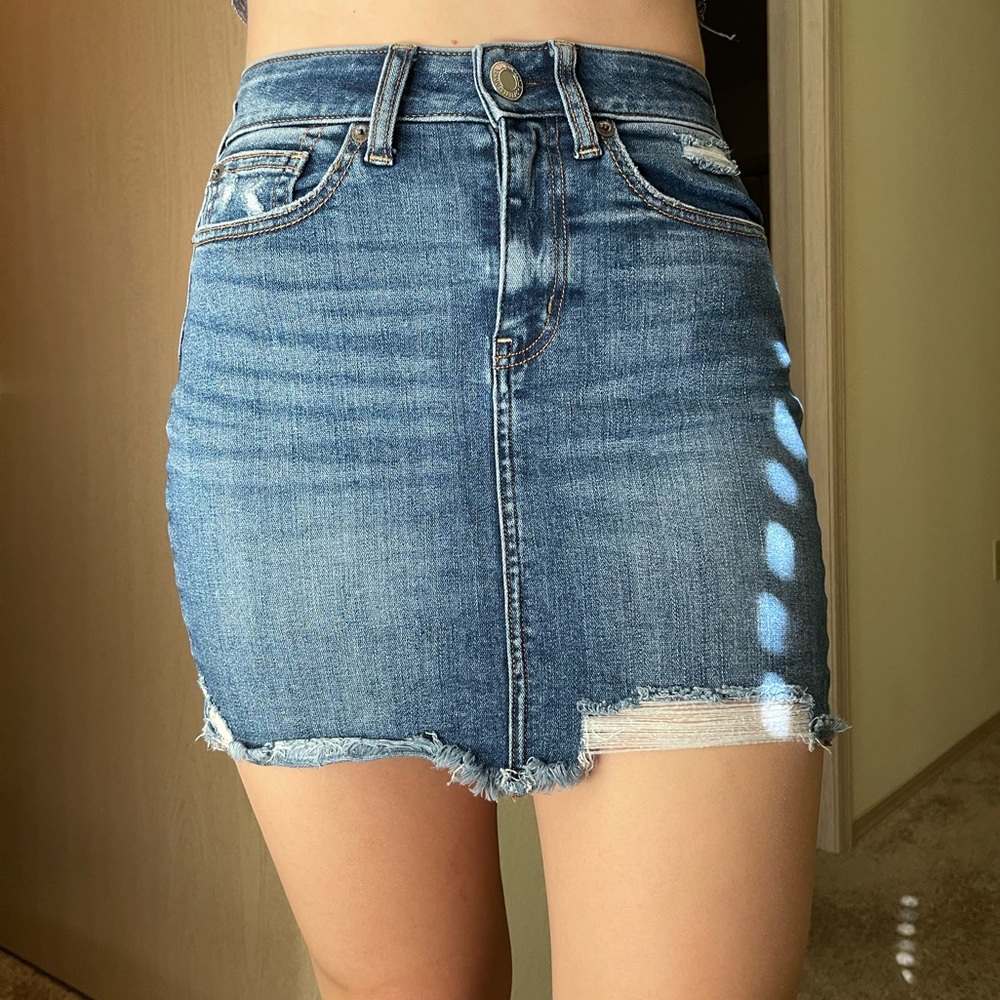 Denim Mini Skirt